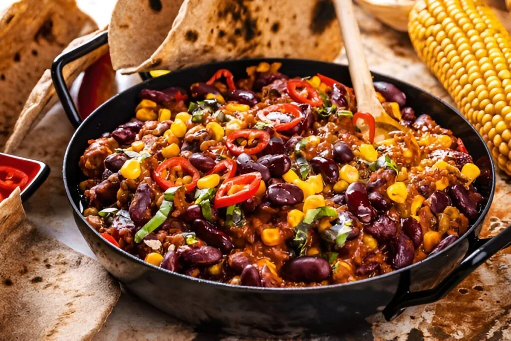 Mexican Beef and Black Bean Skillet
